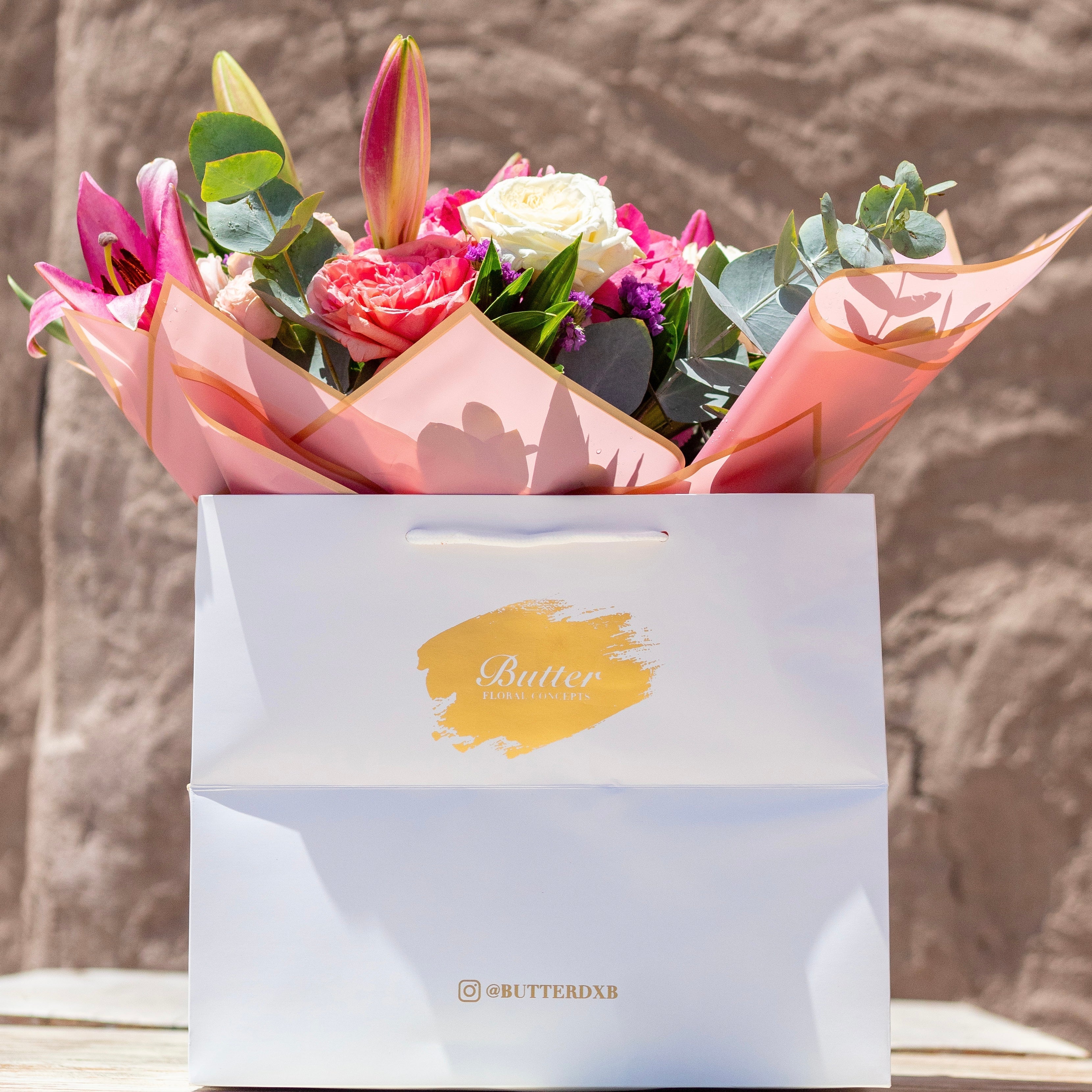 Butter Bright Beautiful Arrangement