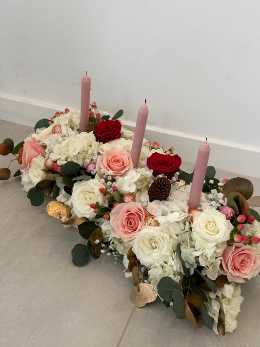 Winter Rose Centerpiece