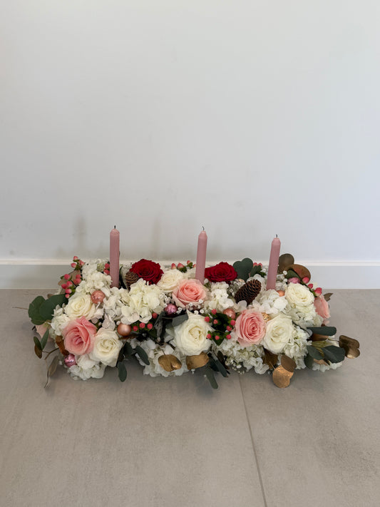 Winter Rose Centerpiece
