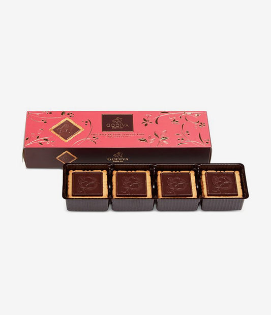 Godiva Dark Chocolate Biscuits, 12 PCS