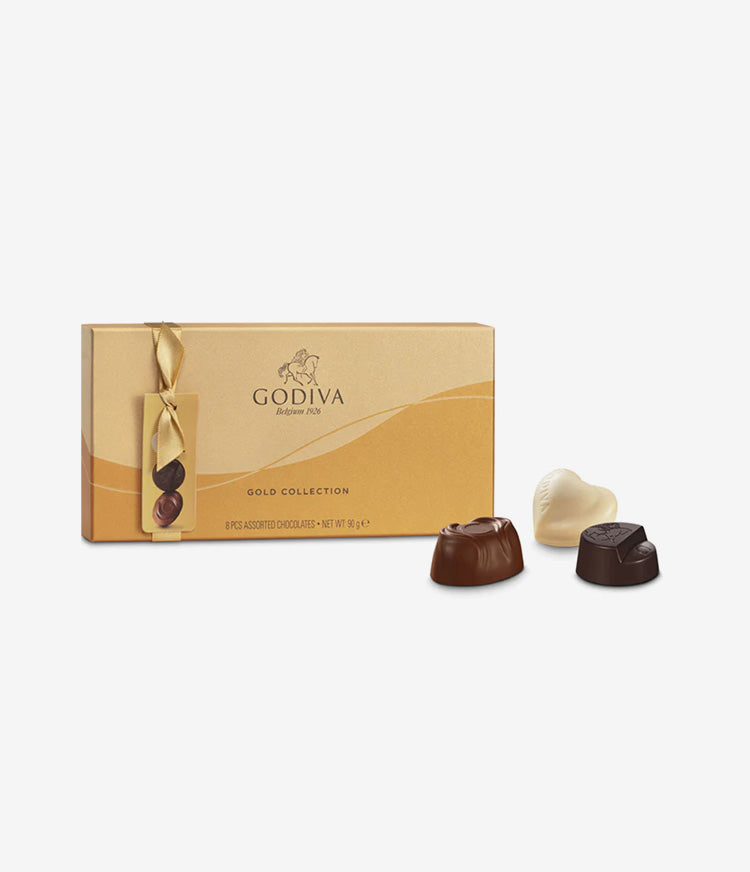 Godiva Gold Gift Box, 8 PCS